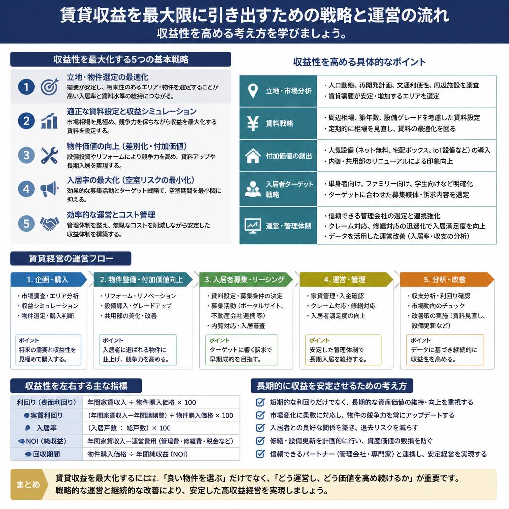 3. 賃貸収益を最大化するための戦略