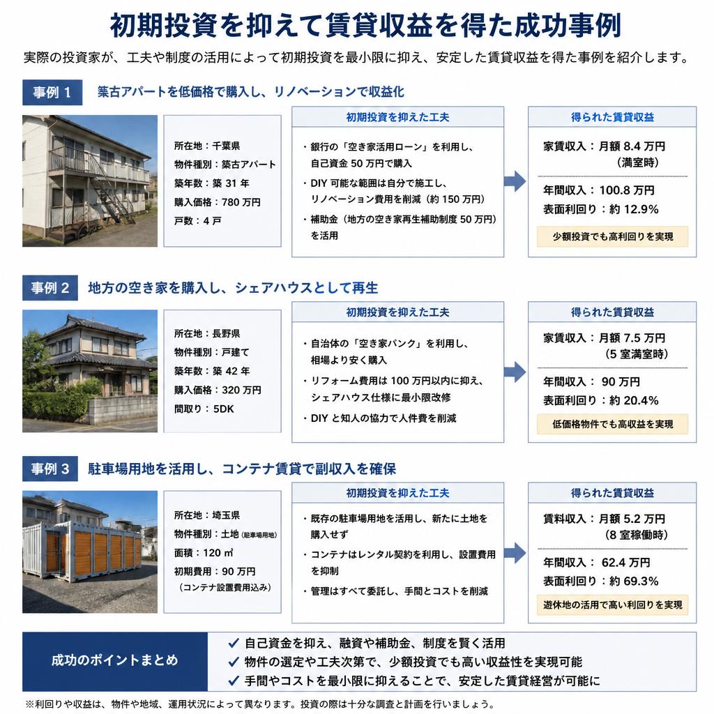 4. 事例紹介：初期投資を抑えた成功事例