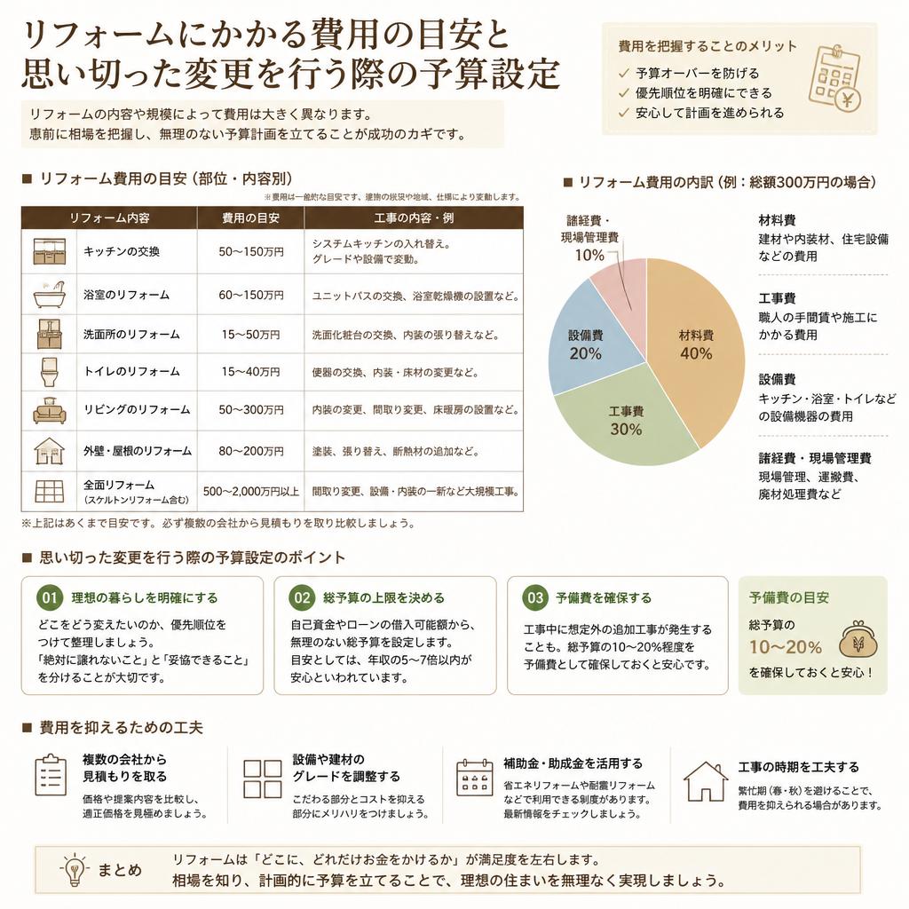 予算を明確に！賢いリフォーム計画
