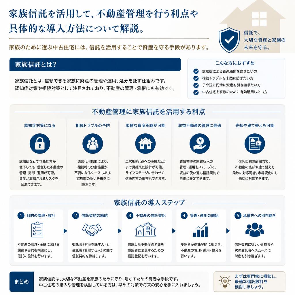 未来を見据えた家族信託の導入法