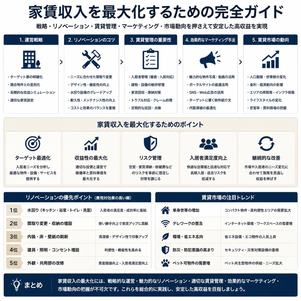 収入を最大化するためのポイント